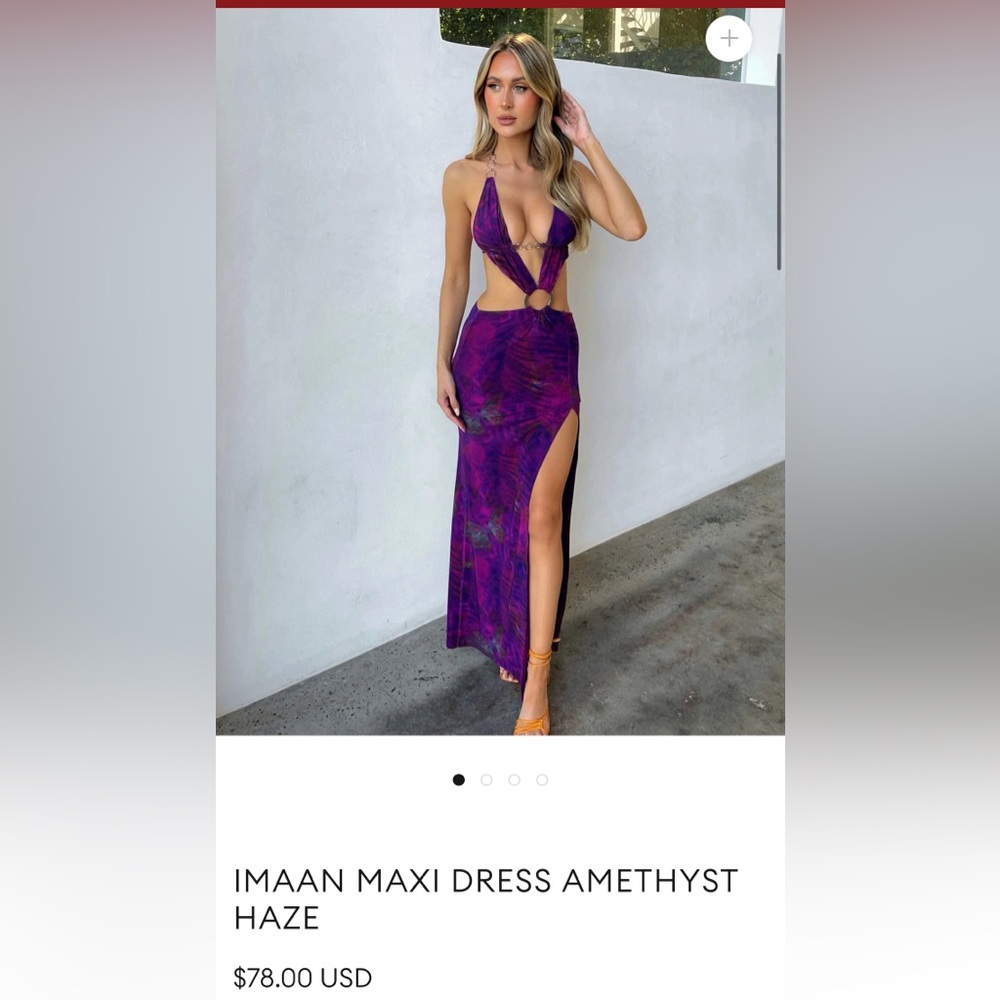 Imaan Maxi Dress Amethyst Haze